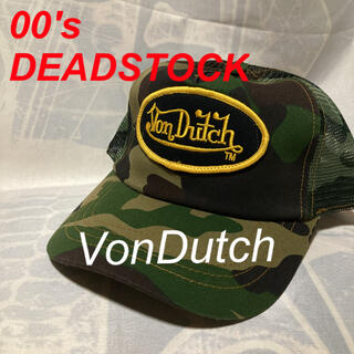 ボンダッチ(Von Dutch)のVon Dutch カモフラ メッシュ cap USラッパー着用 00年代 希少(キャップ)