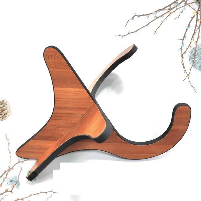 木製ウクレレスタンド／バイオリン、マンドリンなど小型弦楽器用 楽器のウクレレ(その他)の商品写真