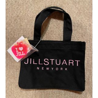 ジルスチュアート(JILLSTUART)のジルスチュアート トートバッグ チャーム付 S ブラック(トートバッグ)