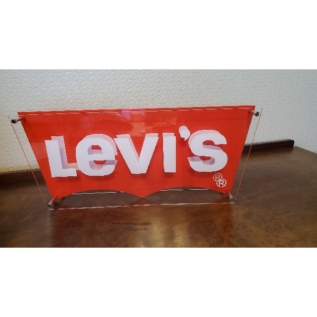 リーバイス levi's 看板 レア 割引購入 8160円 www.toyotec.com