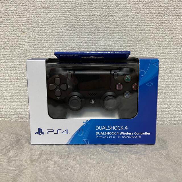 ★整備品★PS4コントローラー純正 DUALSHOCK4 ジェット・ブラック