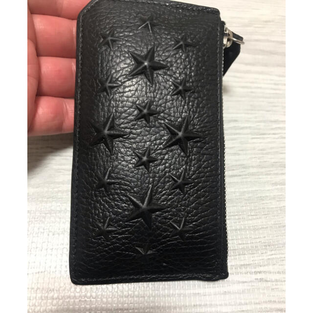 JIMMY CHOO ミニウォレット コインケース カードケース 小銭 ブラック
