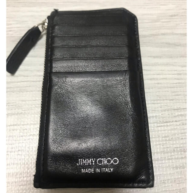JIMMY CHOO ミニウォレット コインケース カードケース 小銭 ブラック