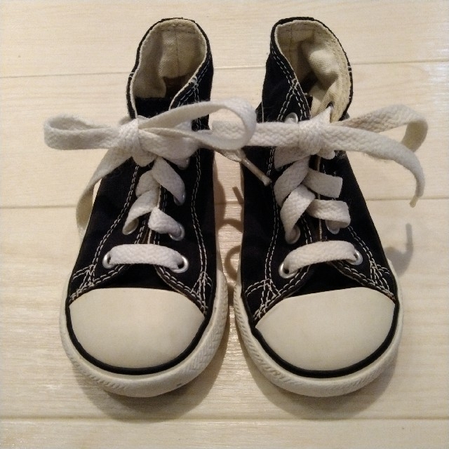 CONVERSE(コンバース)のコンバース オールスター サイズ12.5 黒 キッズ/ベビー/マタニティのベビー靴/シューズ(~14cm)(スニーカー)の商品写真