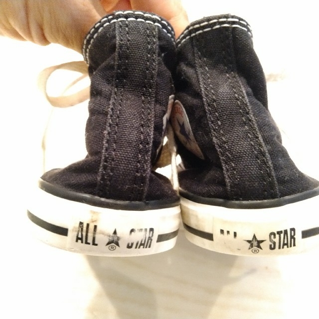 CONVERSE(コンバース)のコンバース オールスター サイズ12.5 黒 キッズ/ベビー/マタニティのベビー靴/シューズ(~14cm)(スニーカー)の商品写真