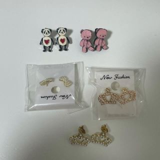 可愛い　ピアス　新品未使用 女 綺麗　お得　5個セット バラ売りも可能(ピアス)