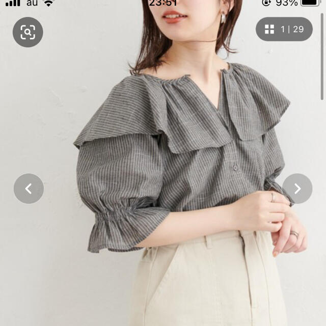 natural couture(ナチュラルクチュール)の新品タグつき✨ナチュラルクチュールブラウス レディースのトップス(シャツ/ブラウス(長袖/七分))の商品写真