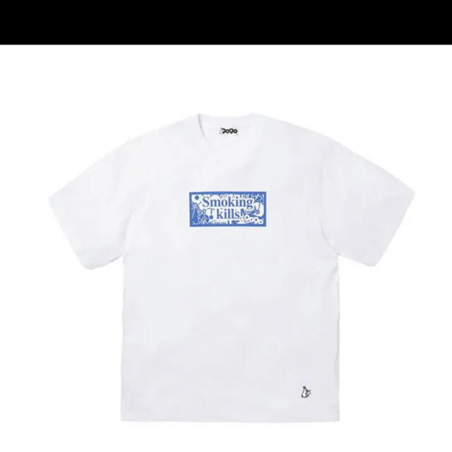 XLARGE(エクストララージ)の#FR2 × 9090 Smoking Girl Tee L ホワイト メンズのトップス(Tシャツ/カットソー(半袖/袖なし))の商品写真