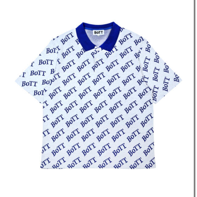 Supreme(シュプリーム)のbott Logo S/SL Jacquard Polo(white) メンズのトップス(ポロシャツ)の商品写真