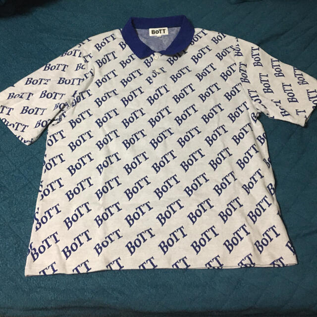 Supreme(シュプリーム)のbott Logo S/SL Jacquard Polo(white) メンズのトップス(ポロシャツ)の商品写真