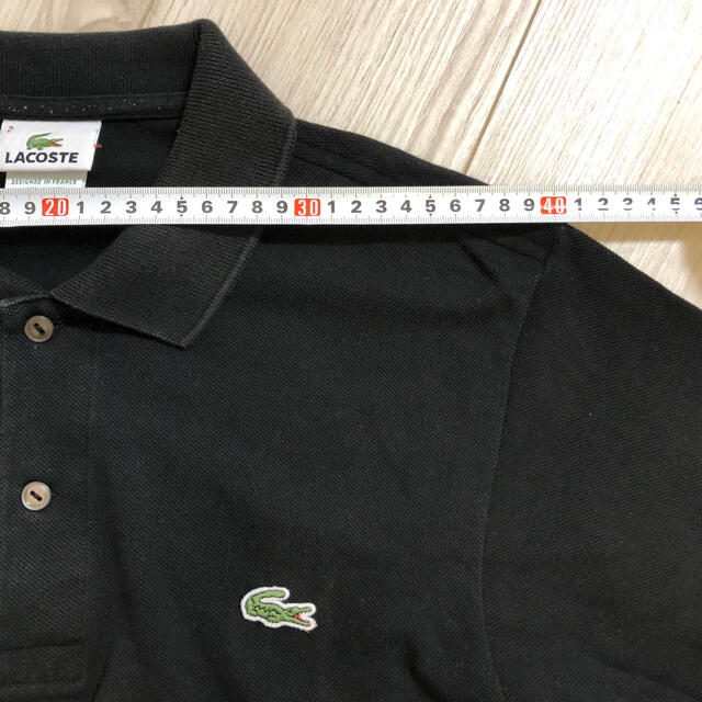 LACOSTE(ラコステ)のラコステ　ポロシャツ　黒 メンズのトップス(ポロシャツ)の商品写真