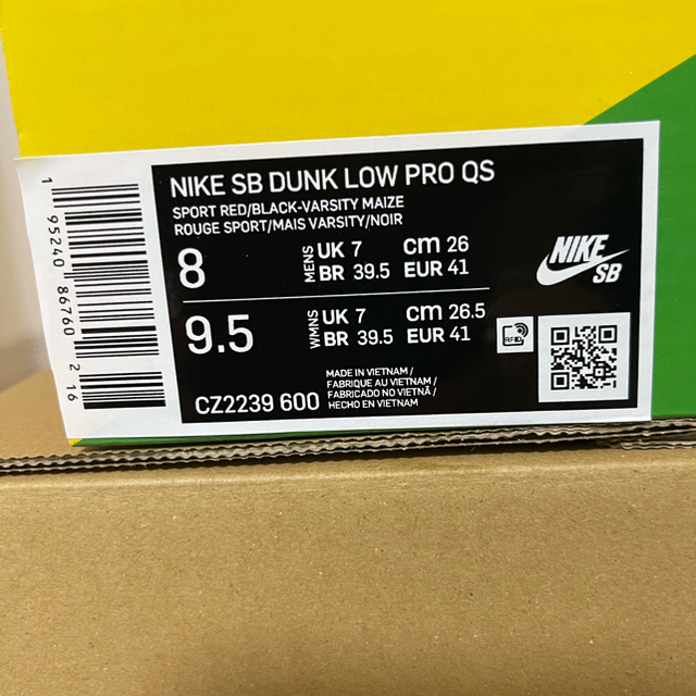 NIKE SB dunk low pro What The Paul 26cm