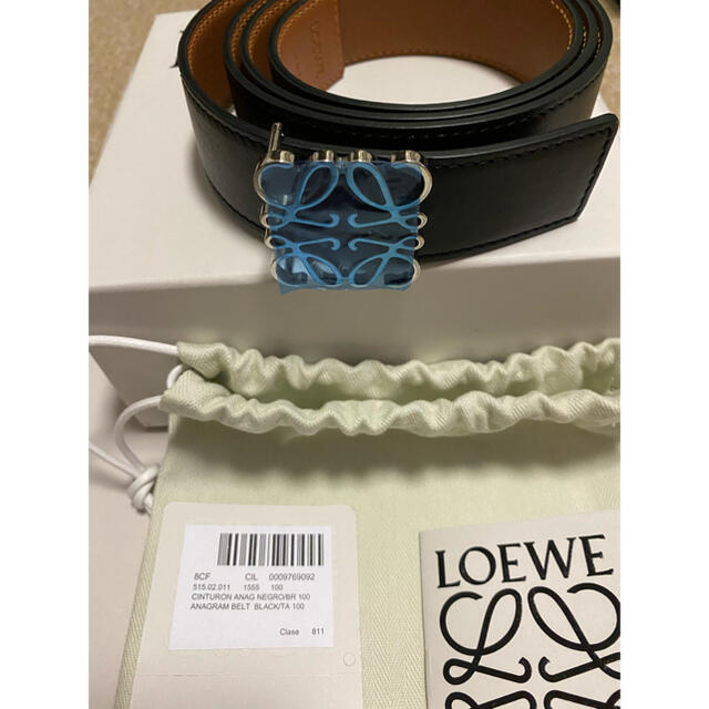 週末最終セール!お早めに!LOEWEアナグラムリバーシブルベルト 最高の