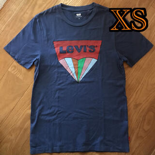 リーバイス(Levi's)の【リーバイス】  Tシャツ　半袖　トップス　紺色　XS(Tシャツ/カットソー(半袖/袖なし))