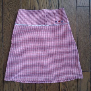 ファミリア(familiar)のファミリア　ギンガムチェック　130 スカート(スカート)