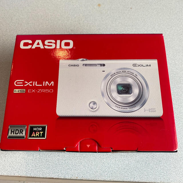 CASIO(カシオ)の【たかふみ様】CASIO HIGH SPEED EXILIM EX-ZR50WE スマホ/家電/カメラのカメラ(コンパクトデジタルカメラ)の商品写真