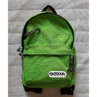 アウトドアプロダクツ(OUTDOOR PRODUCTS)の美品☆リュック　OUTDOOR　幼児サイズ　グリーン(リュックサック)