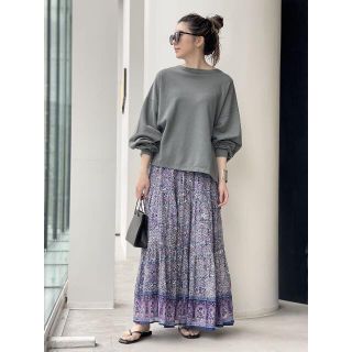 アパルトモンドゥーズィエムクラス(L'Appartement DEUXIEME CLASSE)のアパルトモン：BLUE BOHEME Cotton Tiered SK(ロングスカート)