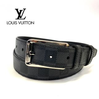 ルイヴィトン(LOUIS VUITTON)の美品 ルイヴィトン ダミエグラフィット ベルト サンチュール・フォース(ベルト)