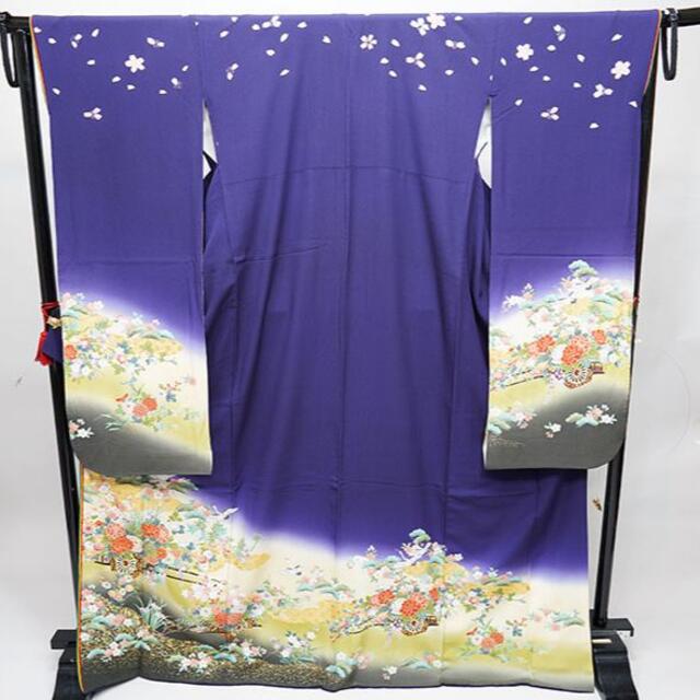 振袖 正絹 着物 単品 仕立て上がり 百花繚乱 NO34947 - 振袖