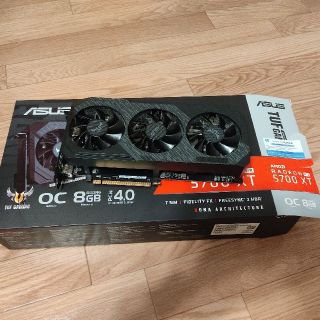 エイスース(ASUS)のRadeon RX 5700xt ASUS TUF GamingX3(PCパーツ)