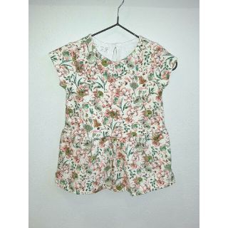 ザラキッズ(ZARA KIDS)のZARA 女の子 80 花柄ワンピース(ワンピース)