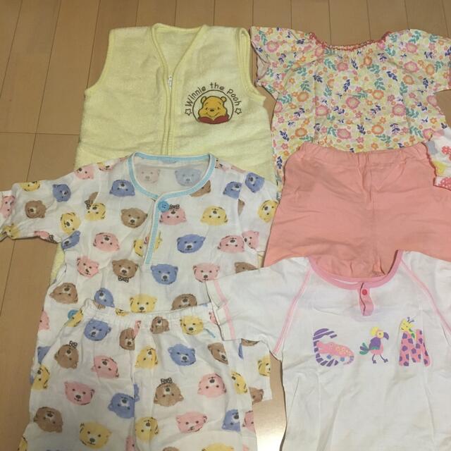 Combi mini(コンビミニ)の女の子夏用パジャマ　100サイズまとめ売り キッズ/ベビー/マタニティのキッズ服女の子用(90cm~)(パジャマ)の商品写真