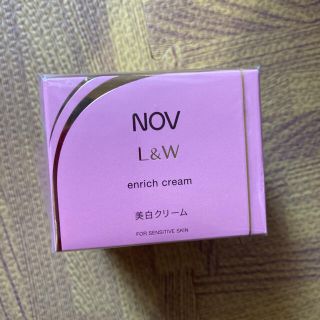 ノブ(NOV)のノブ　L &W エンリッチクリーム　美白クリーム　48g(フェイスクリーム)