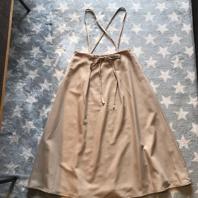 Rope' Picnic(ロペピクニック)のサスペンダー付き　フレアスカート レディースのスカート(ロングスカート)の商品写真
