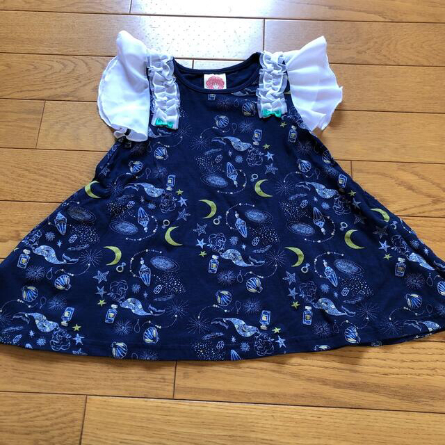 ScoLar(スカラー)のSCOLAR トップス　ワンピース　二枚セット＋ショーツ３枚 キッズ/ベビー/マタニティのキッズ服女の子用(90cm~)(ワンピース)の商品写真