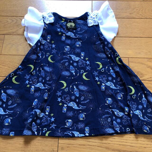 ScoLar(スカラー)のSCOLAR トップス　ワンピース　二枚セット＋ショーツ３枚 キッズ/ベビー/マタニティのキッズ服女の子用(90cm~)(ワンピース)の商品写真