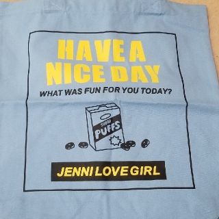 ジェニィ(JENNI)の最終　ジェニー　ラブ　ガール　水色　トート　バッグ　エコ　バック(トートバッグ)