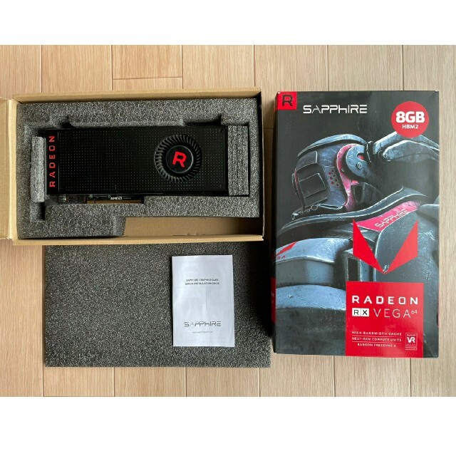 [美品] Sapphire Radeon RX Vega 64 8GB HBM2