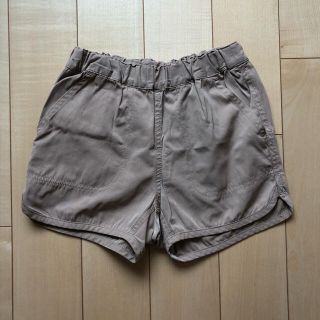 ムジルシリョウヒン(MUJI (無印良品))の無印　キッズショートパンツ　ベージュ　130(パンツ/スパッツ)