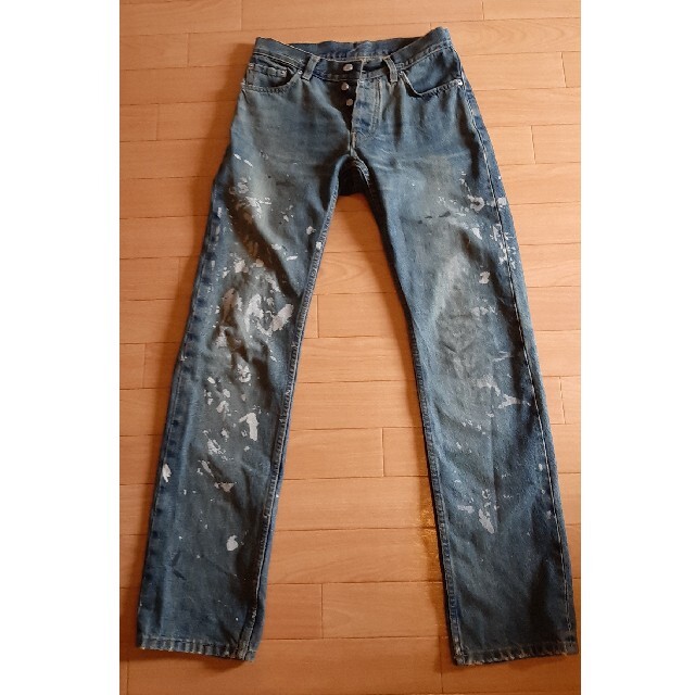 本人期 HELMUT LANG ヘルムートラング ペンキジーンズ 1998年製 【返品