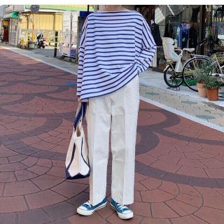 ヤエカ(YAECA)のyaeca CHINO CLOTH PANTS CREASED 美品(チノパン)