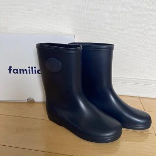 ファミリア(familiar)のRH様専用　ファミリア  長靴　19cm 紺(長靴/レインシューズ)