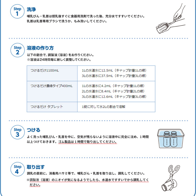 チュチュ　つけるだけタブレット　64錠 キッズ/ベビー/マタニティの洗浄/衛生用品(哺乳ビン用消毒/衛生ケース)の商品写真