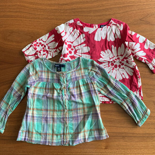 babyGAP(ベビーギャップ)のbaby gap ブラウスセット　90 キッズ/ベビー/マタニティのキッズ服女の子用(90cm~)(ブラウス)の商品写真