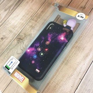 マーベル(MARVEL)のMARVEL フィギュアケース iPhoneX/Xs 兼用 スマホケース サノス(iPhoneケース)