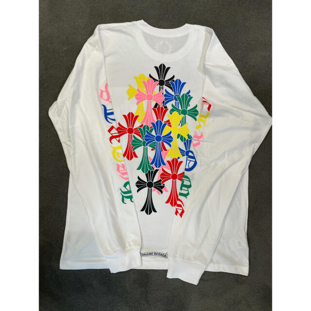 新作 クロムハーツ マルチカラー バッククロス ロンT Tシャツ | www