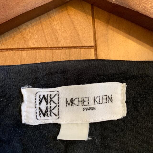 MICHEL KLEIN(ミッシェルクラン)のMK ノースリーブ　カットソー　ブラック レディースのトップス(カットソー(半袖/袖なし))の商品写真