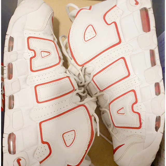 NIKE(ナイキ)の【ナイキ エアモアアップテンポ 96】赤　（神様専用） メンズの靴/シューズ(スニーカー)の商品写真