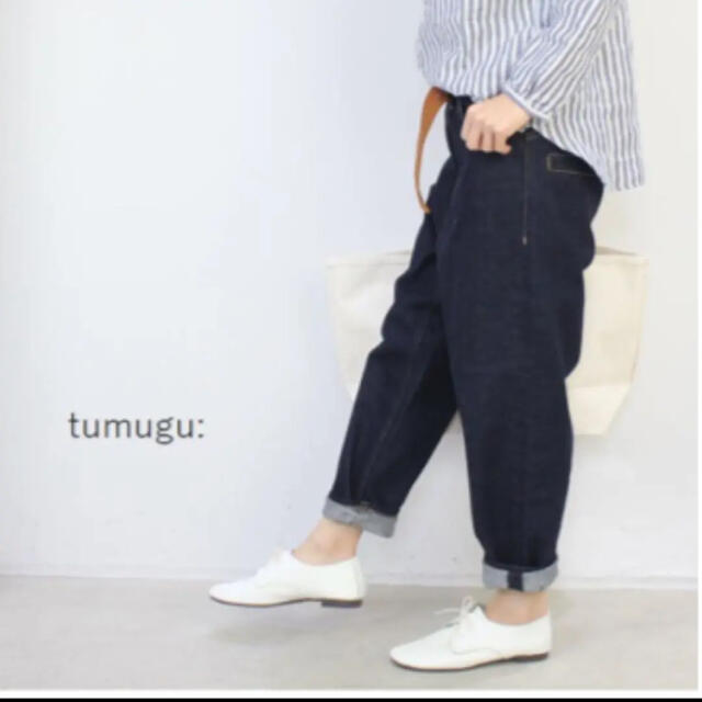 tumugu（ツムグ）12OZムラ糸デニム テーパードパンツ