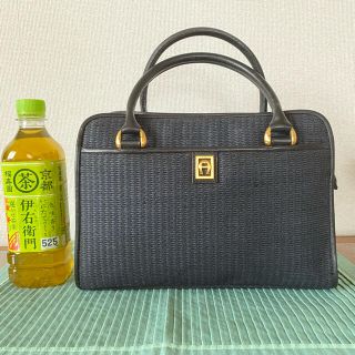 紫③ Aigner バック 牛革×織地 - ecotours-of-oregon.com