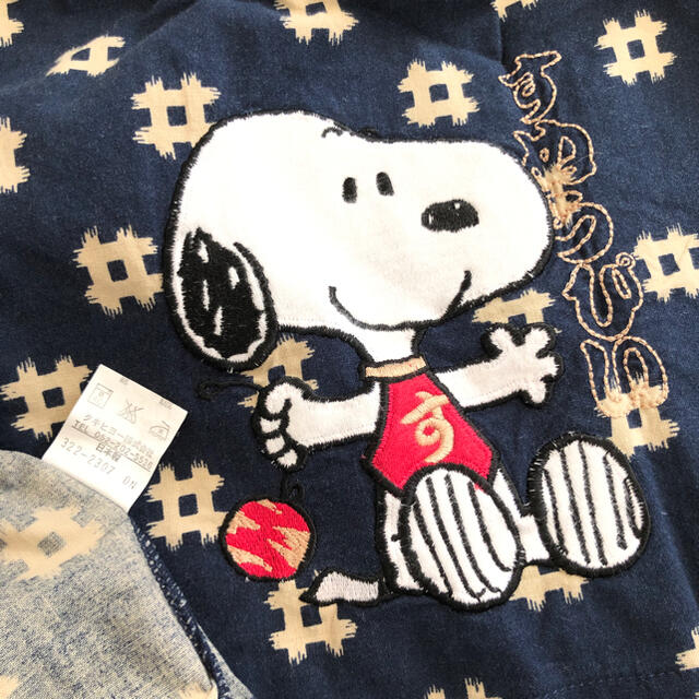 PEANUTS(ピーナッツ)の甚平 日本製 110cm キッズ/ベビー/マタニティのキッズ服男の子用(90cm~)(甚平/浴衣)の商品写真