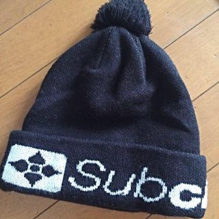 サブサエティ(Subciety)のSubciety ニット帽 お値下♡再出品(ニット帽/ビーニー)