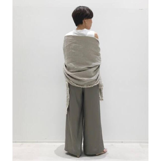 L'Appartement DEUXIEME CLASSE(アパルトモンドゥーズィエムクラス)のMAISON DE VACANCES Linen Stole (125×200) レディースのファッション小物(ストール/パシュミナ)の商品写真