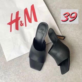 エイチアンドエム(H&M)のH&M  ミュール　39(サンダル)