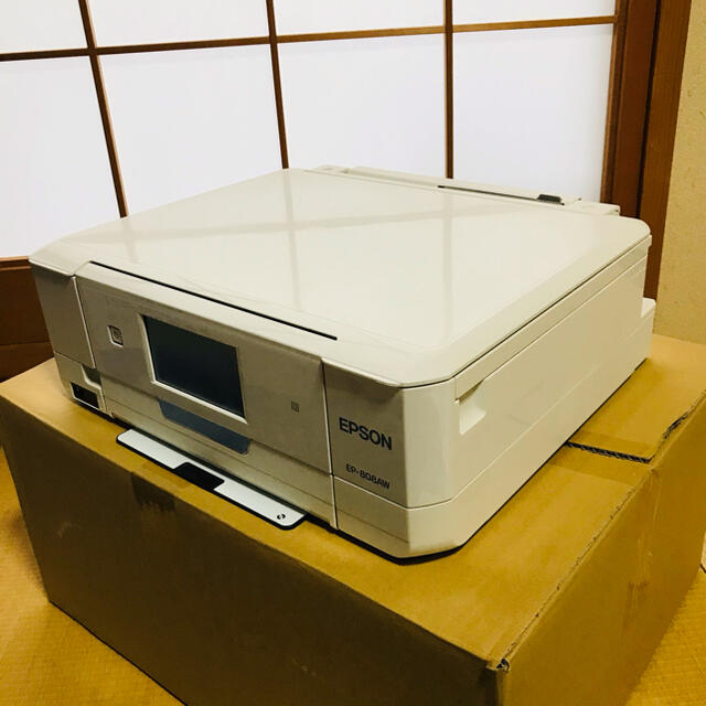 EPSON(エプソン)のエプソンプリンター　EP-808AW おまけ付き❣️ スマホ/家電/カメラのスマホ/家電/カメラ その他(その他)の商品写真